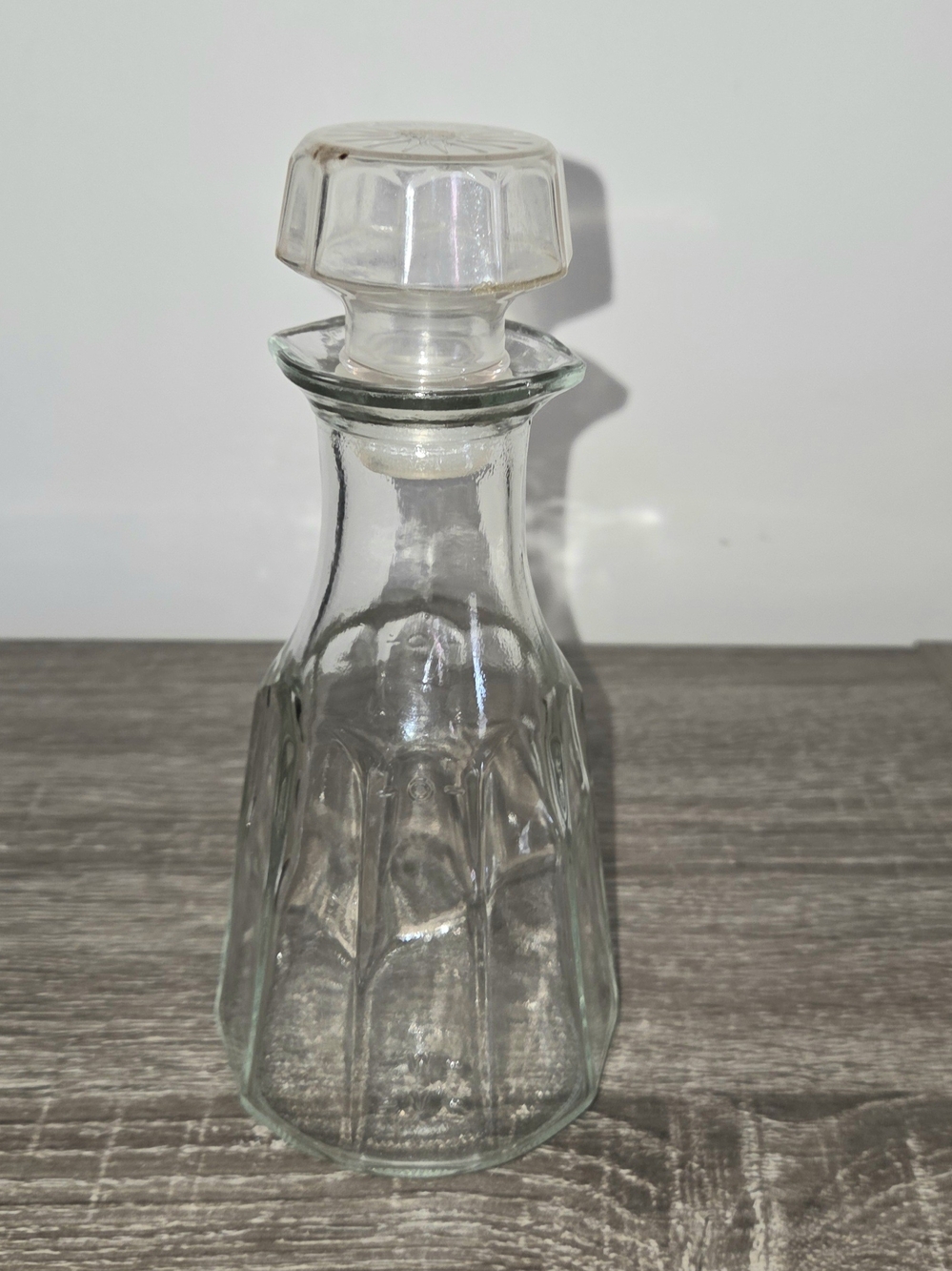 Vintage Bottle Good Seasons Salad Dressing Embossed Glass 7" Double Spout SEE PI
